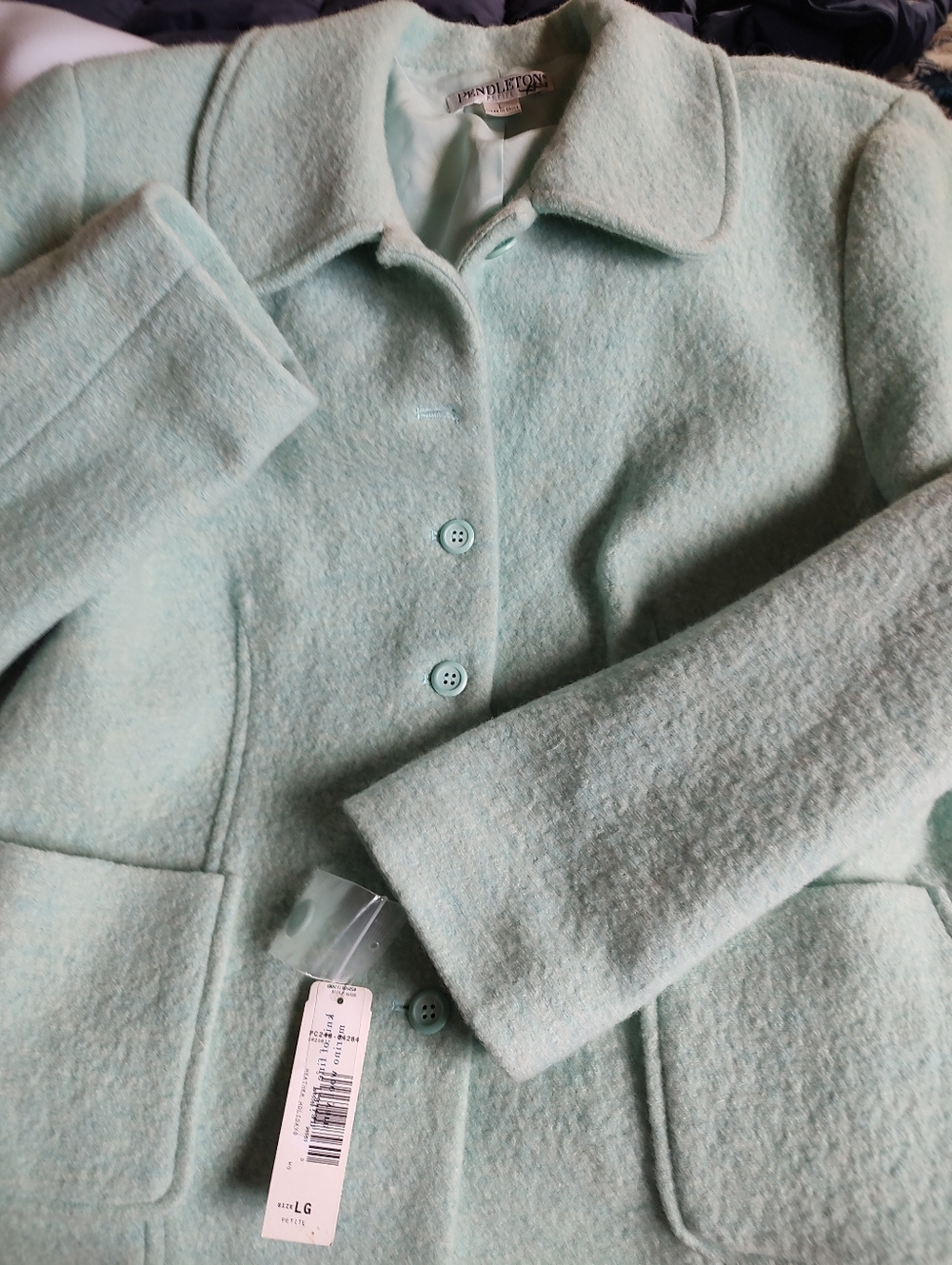 BNNU With Tags/Vintage Pendleton Mint Blazer/Jacket